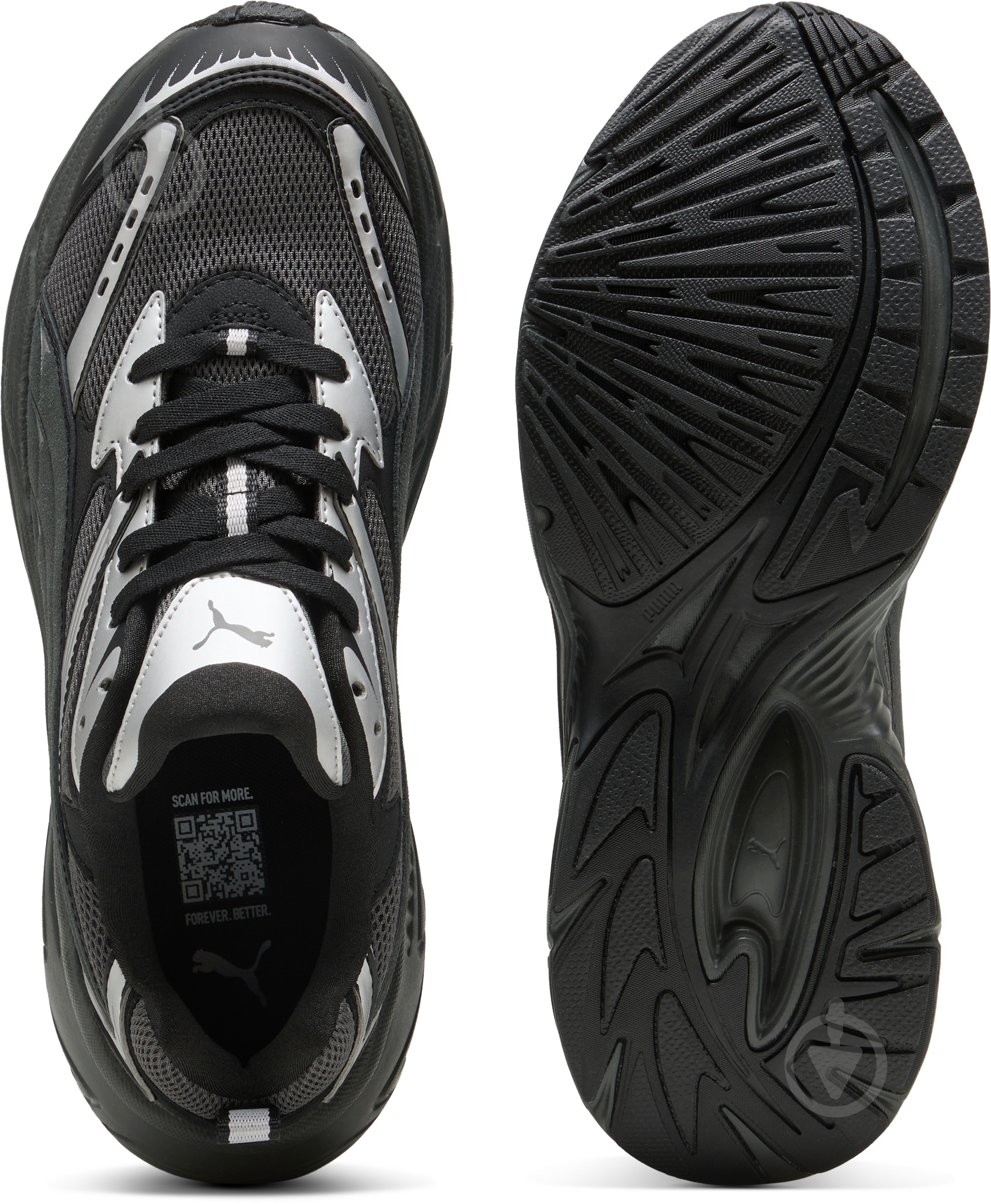 Кросівки чоловічі демісезонні Puma MORPHIC RETRO 39592007 р.42,5 чорні - фото 6
