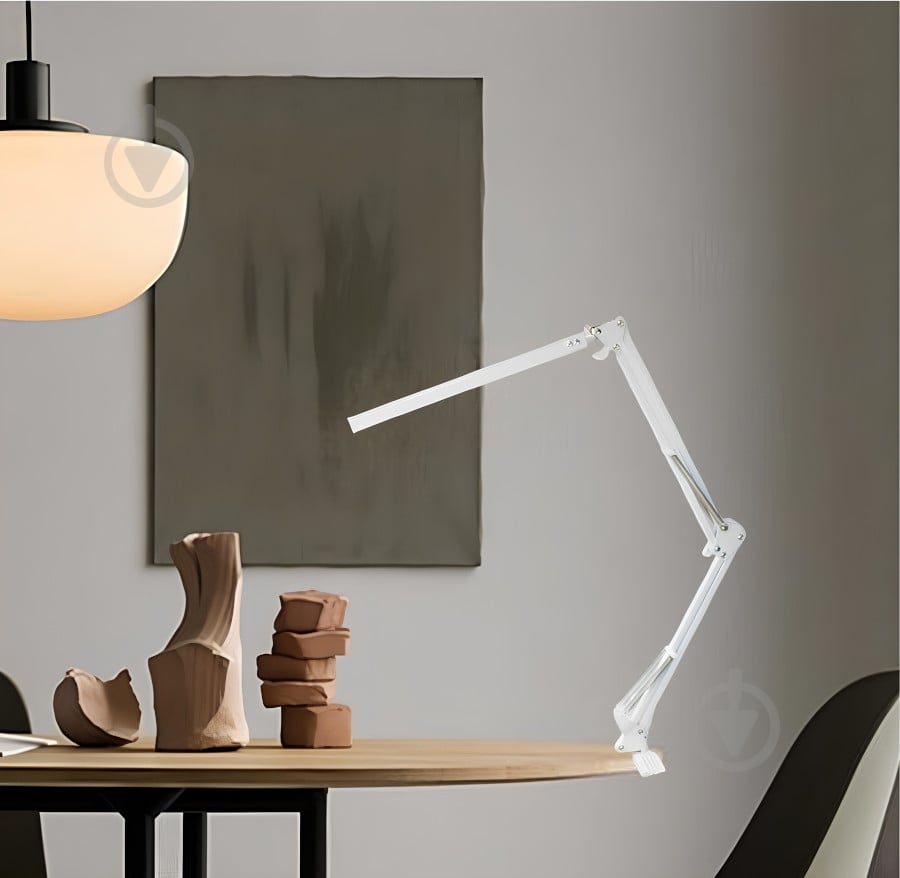 Настільна лампа Electro House FocusPro 1x11 Вт без цоколя білий EH-LMT-11W - фото 4