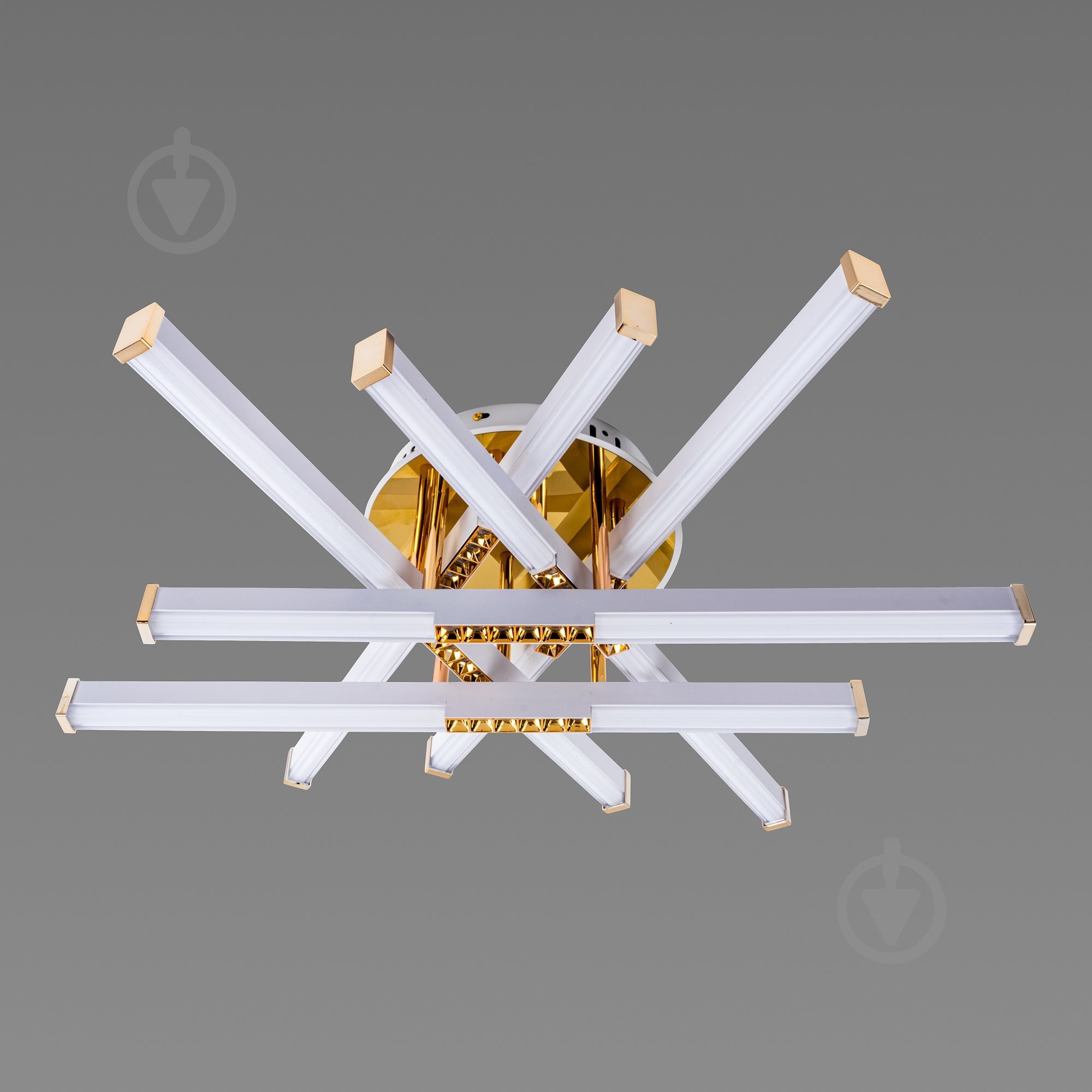 Люстра светодиодная Sirius B YH837/6 WT+GD 78W 6x78 Вт белый/золото - фото 1