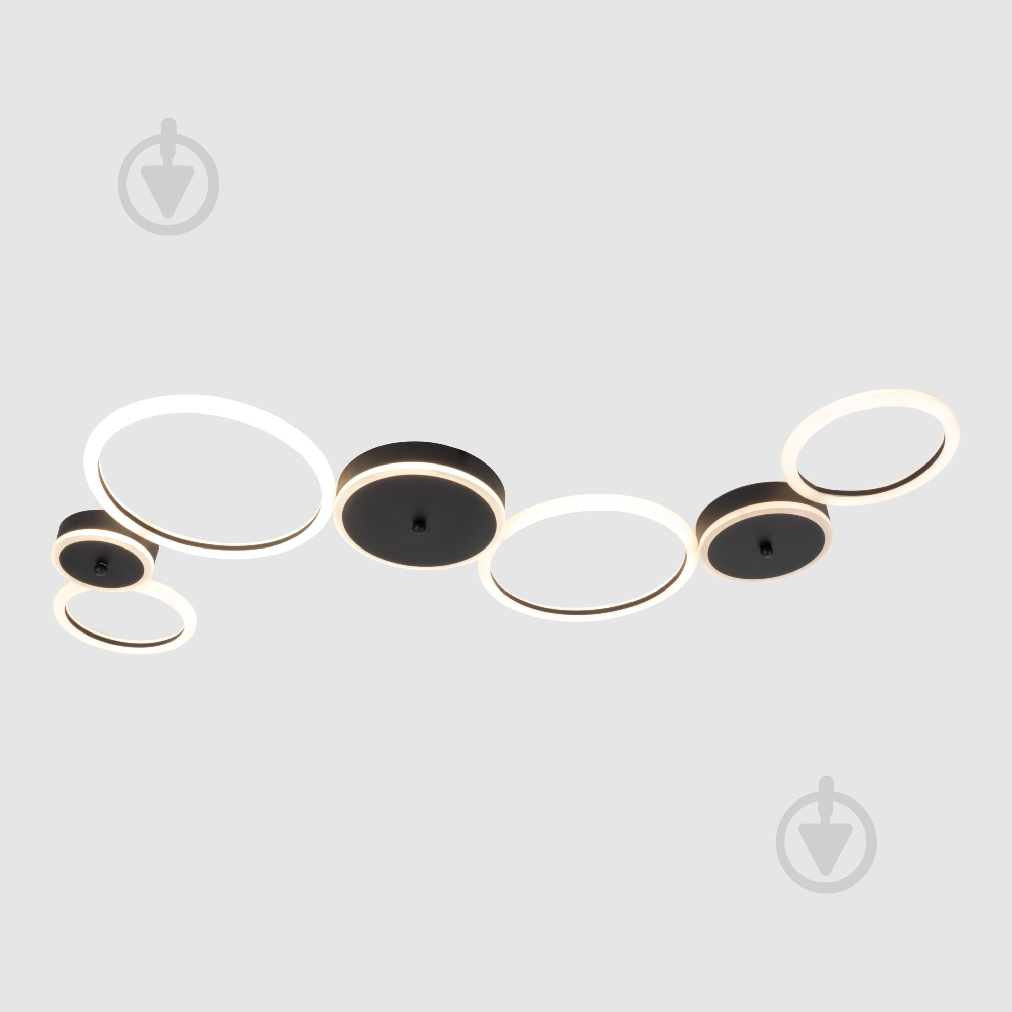 Люстра светодиодная Sirius N 3836 7x112 Вт черный - фото 1