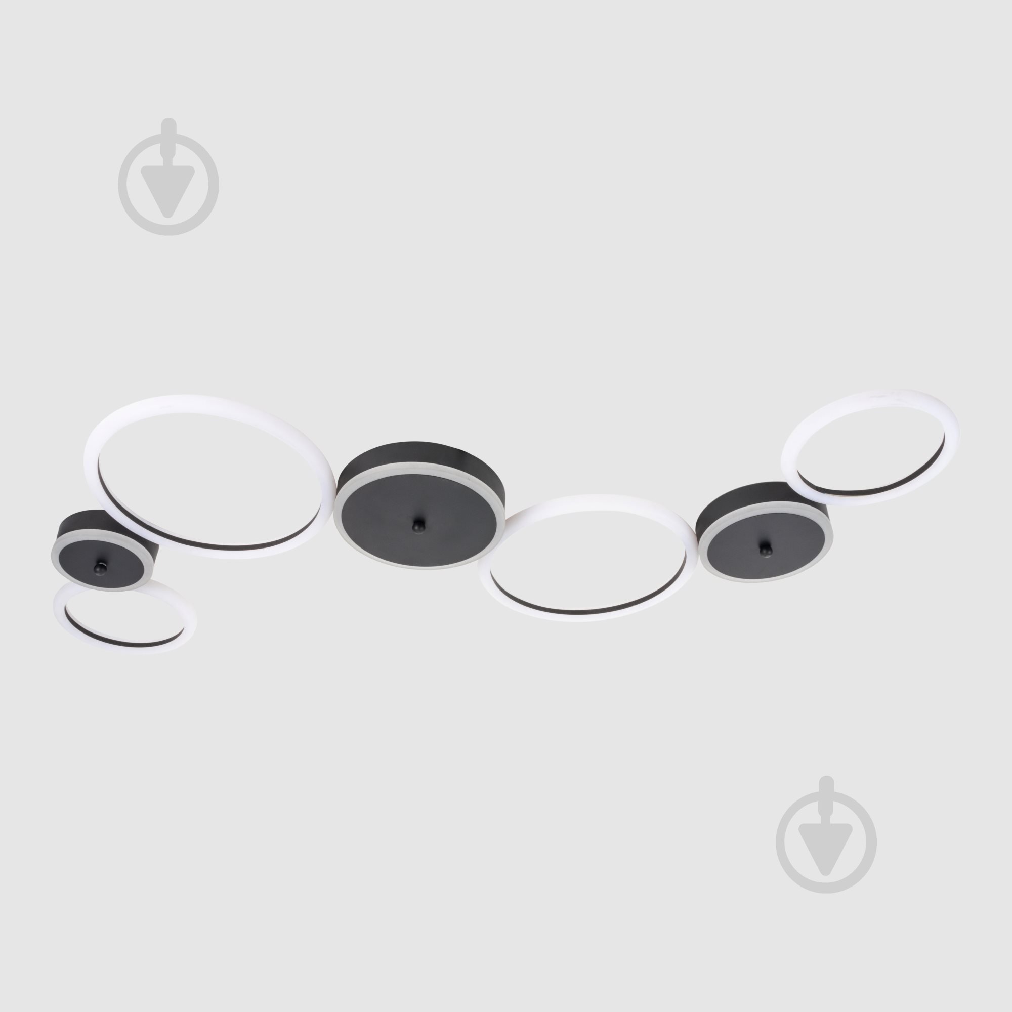 Люстра светодиодная Sirius N 3836 7x112 Вт черный - фото 2