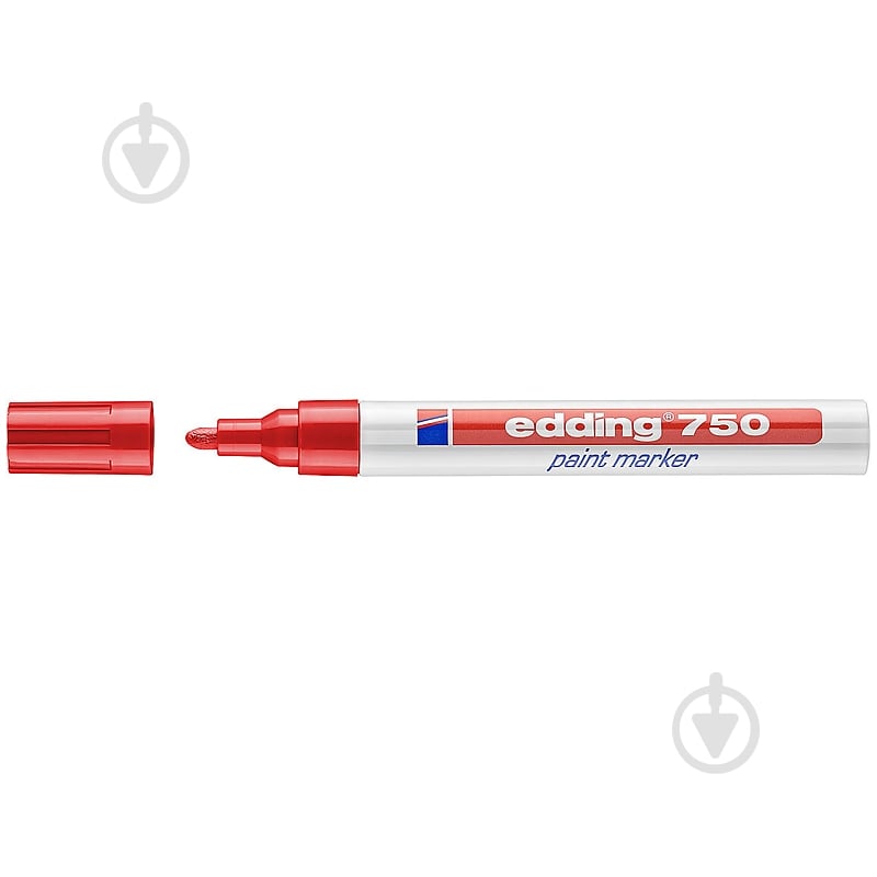 Маркер Edding Paint 2-4 мм круглый красный e-750/02 - фото 1
