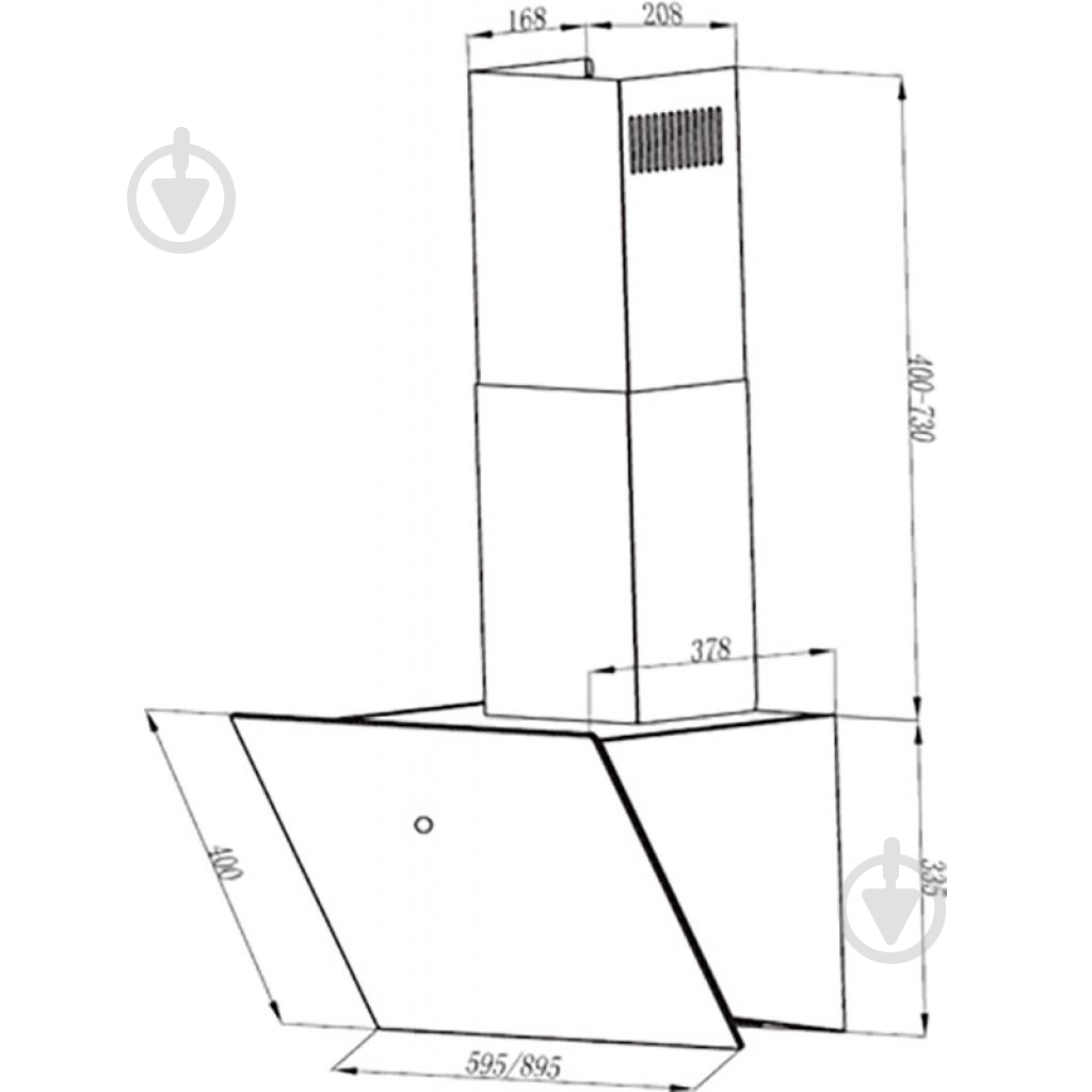 Вытяжка Faber VRT BK A90 2LS - фото 2 Вытяжка Faber VRT BK A90 2LS - фото 2