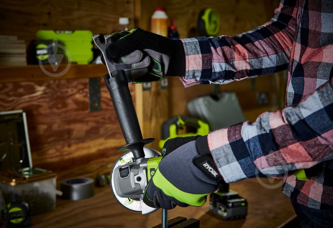 Болгарка (кутова шліфмашина) RYOBI RAG18125-0 - фото 8