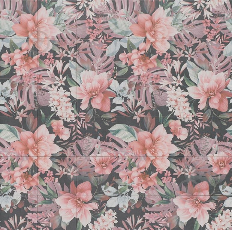 Панно Mainzu Oldwood Mural Rosses (set of 36 pc 20x20) 120x120 см - фото 1