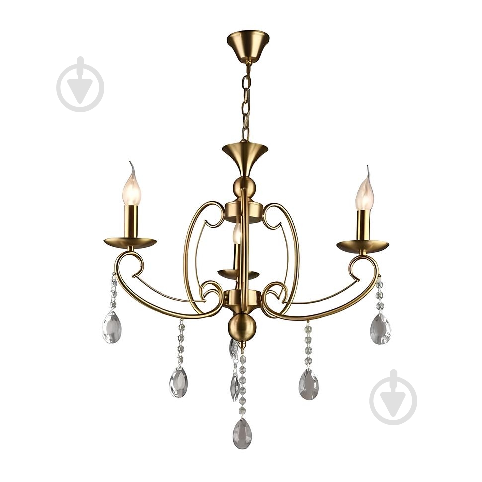 Люстра подвесная Sirius 9516-3 3x60 Вт E14 бронза - фото 1