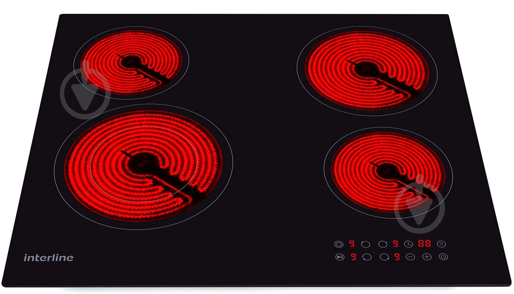 Варочная поверхность электрическая Interline VCE 6420 BK - фото 2