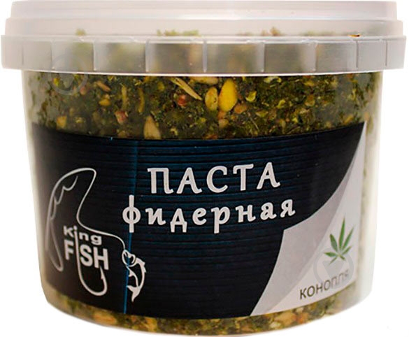 Паста King Fish фидерная 400 г конопля - фото 1