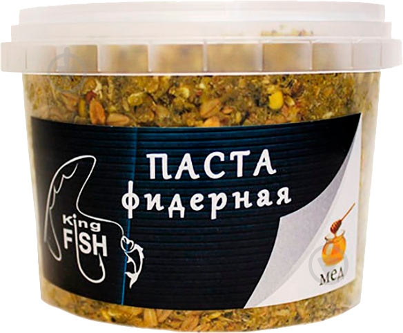 Паста King Fish фідерна 400 г мед - фото 1 Паста King Fish фідерна 400 г мед - фото 1