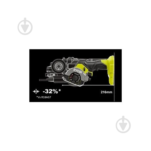 Пила дисковая RYOBI универсальная ONE+ НР RCT18C-0 - фото 4