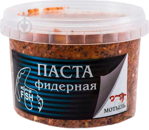 Паста King Fish фидерная 400 г мотыль - фото 1