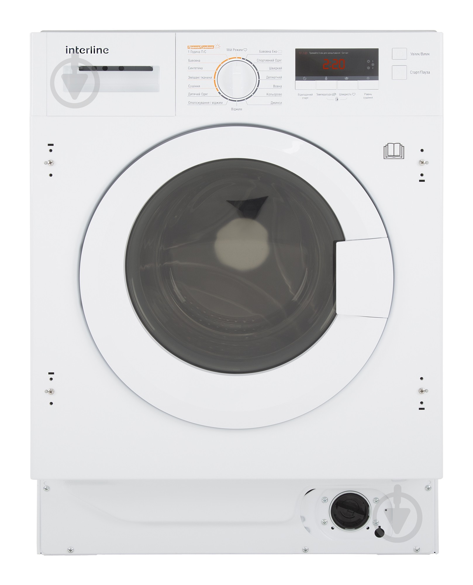 Встраиваемая стиральная машина с сушкой Interline WMC 8140 - фото 2