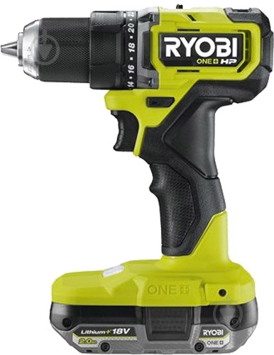 Шуруповерт акумуляторний RYOBI ONE+ 1х2Ач RDD18C-1C20SJ - фото 1 Шуруповерт акумуляторний RYOBI ONE+ 1х2Ач RDD18C-1C20SJ - фото 1