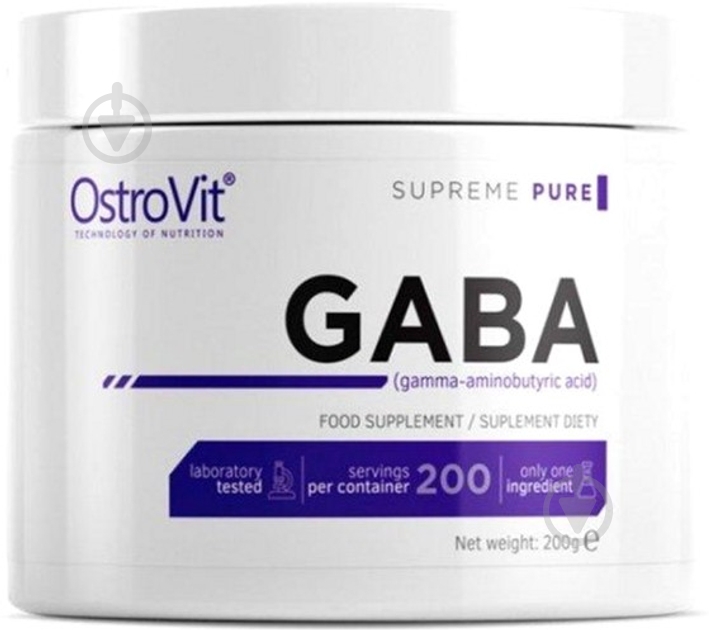 Амінокислота Ostrovit Gaba без смаку 200 г - фото 1