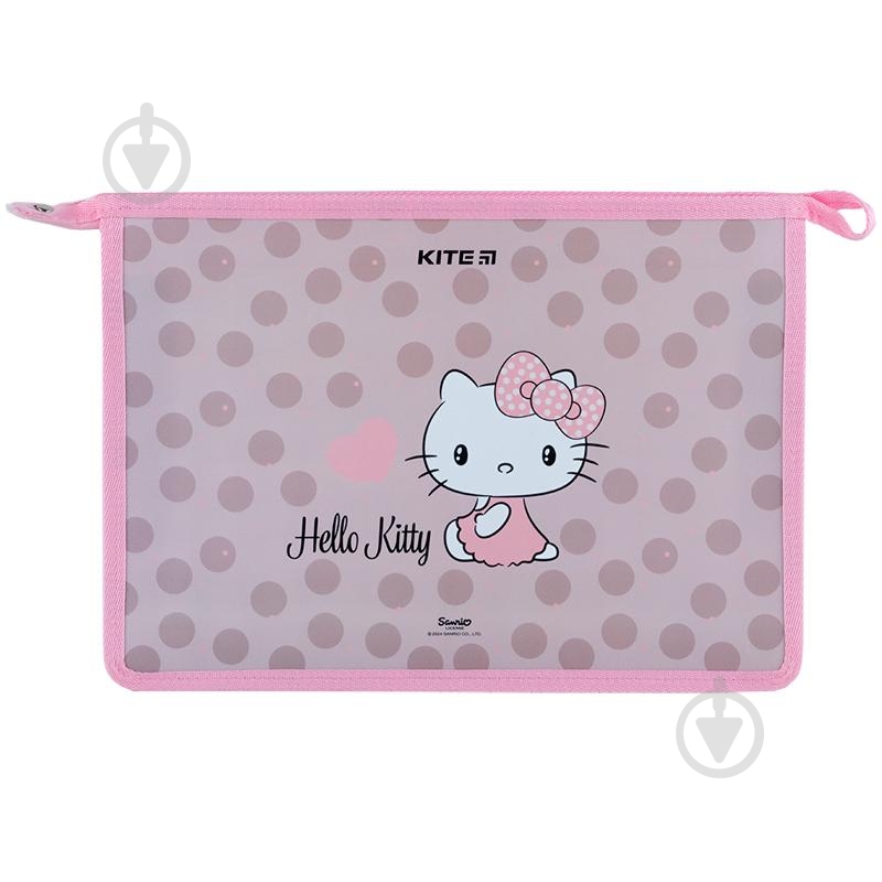 Папка на молнии A4+ Hello Kitty HK24-428 KITE - фото 1