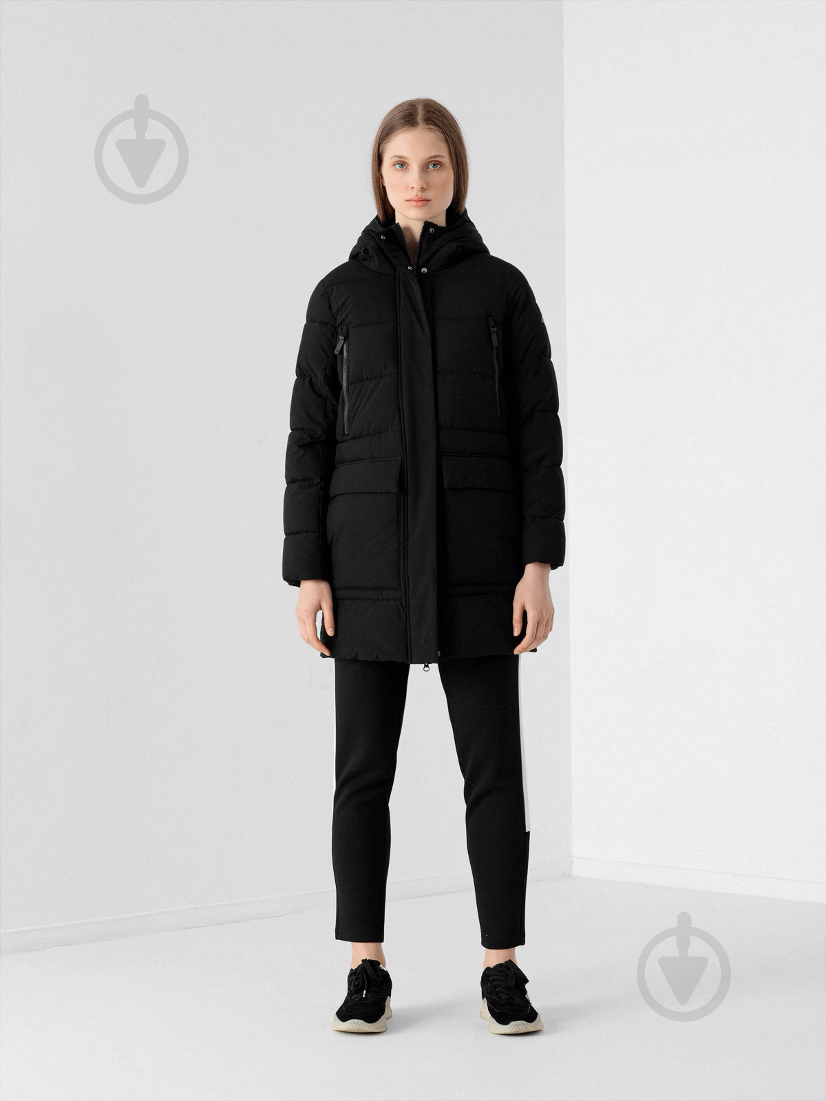 Куртка-парка женская зимняя 4F H4Z21-KUDP013-20S р.XS черная - фото 5