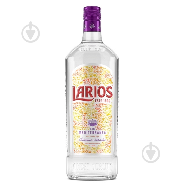 Джин Larios London Dry Gin, 37.5% 0,7 л - фото 1