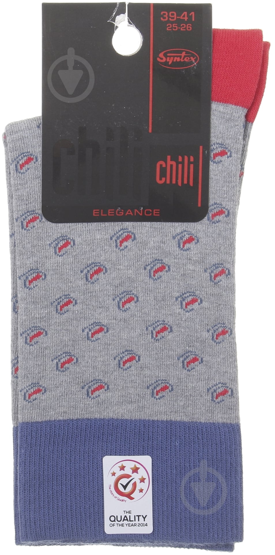 Носки мужские CHILI Деко Chili Elegance 163 Точка р.25-26 разноцветный - фото 1