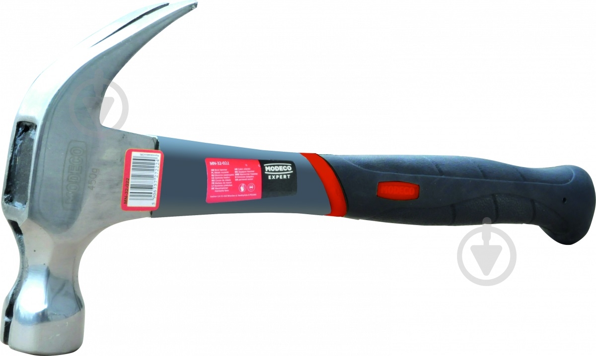 Молоток Modeco 450 г MN-32-022 - фото 1