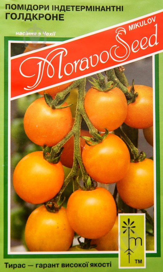 Насіння MoravoSeeds томат Голдкроне 0,1 г (4820163683133) - фото 1 Насіння MoravoSeeds томат Голдкроне 0,1 г (4820163683133) - фото 1