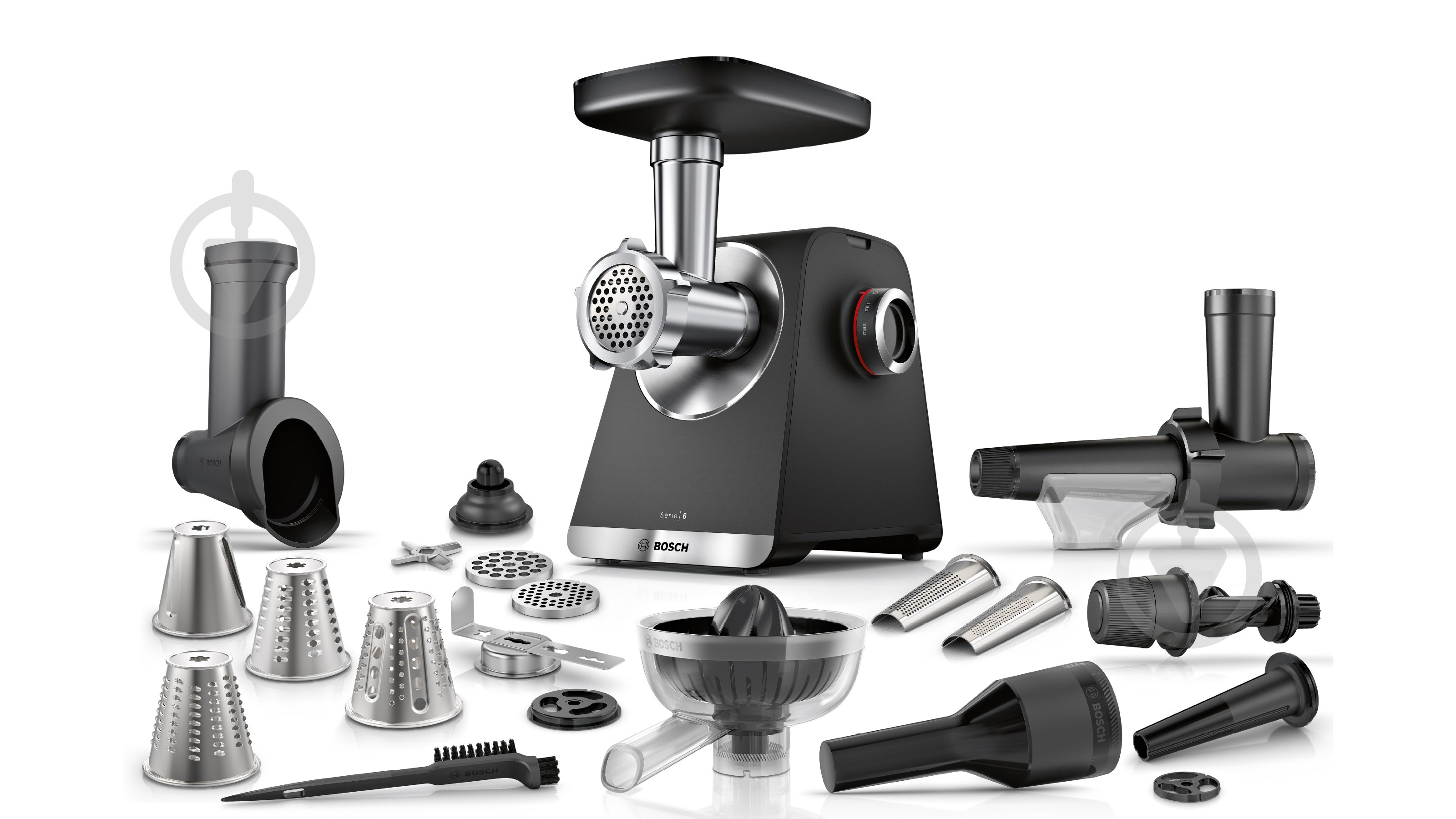 Мясорубка Bosch MultiPower Серия 6 MFWS682B - фото 1 Мясорубка Bosch MultiPower Серия 6 MFWS682B - фото 1