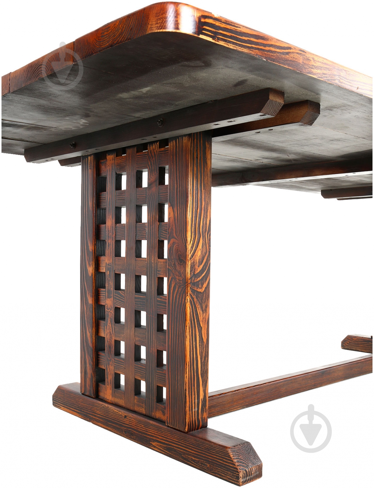 Стол деревянный Старый город 110x220 см - фото 2