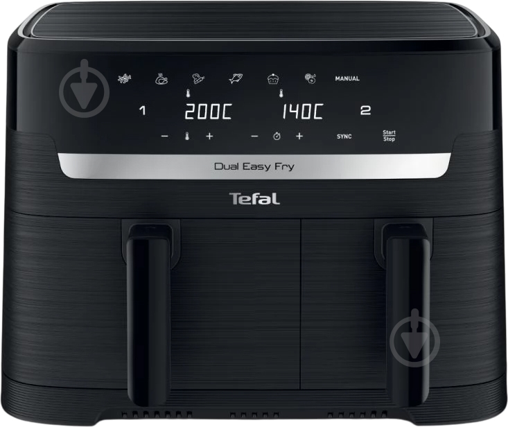 Мультипіч Tefal Dual Easy Fry EY901N10 - фото 1