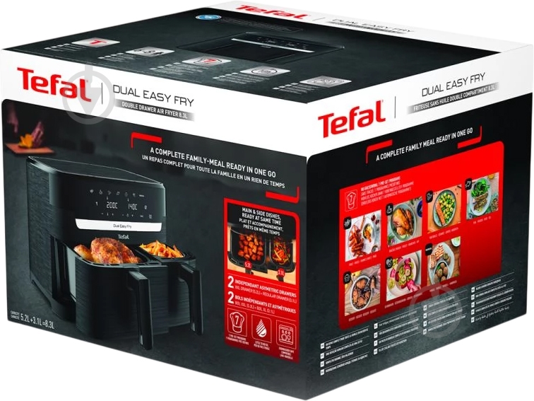 Мультипіч Tefal Dual Easy Fry EY901N10 - фото 3