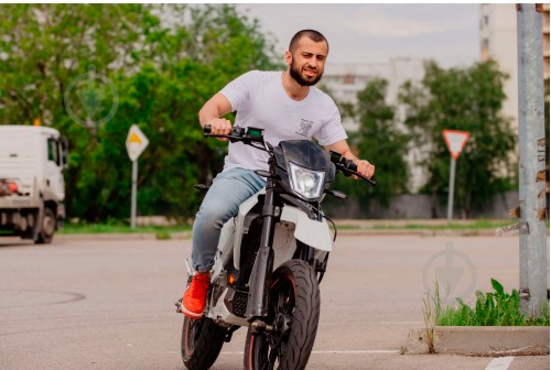 Электромотоцикл Kollter Tinbot ES1-X pro White - фото 19