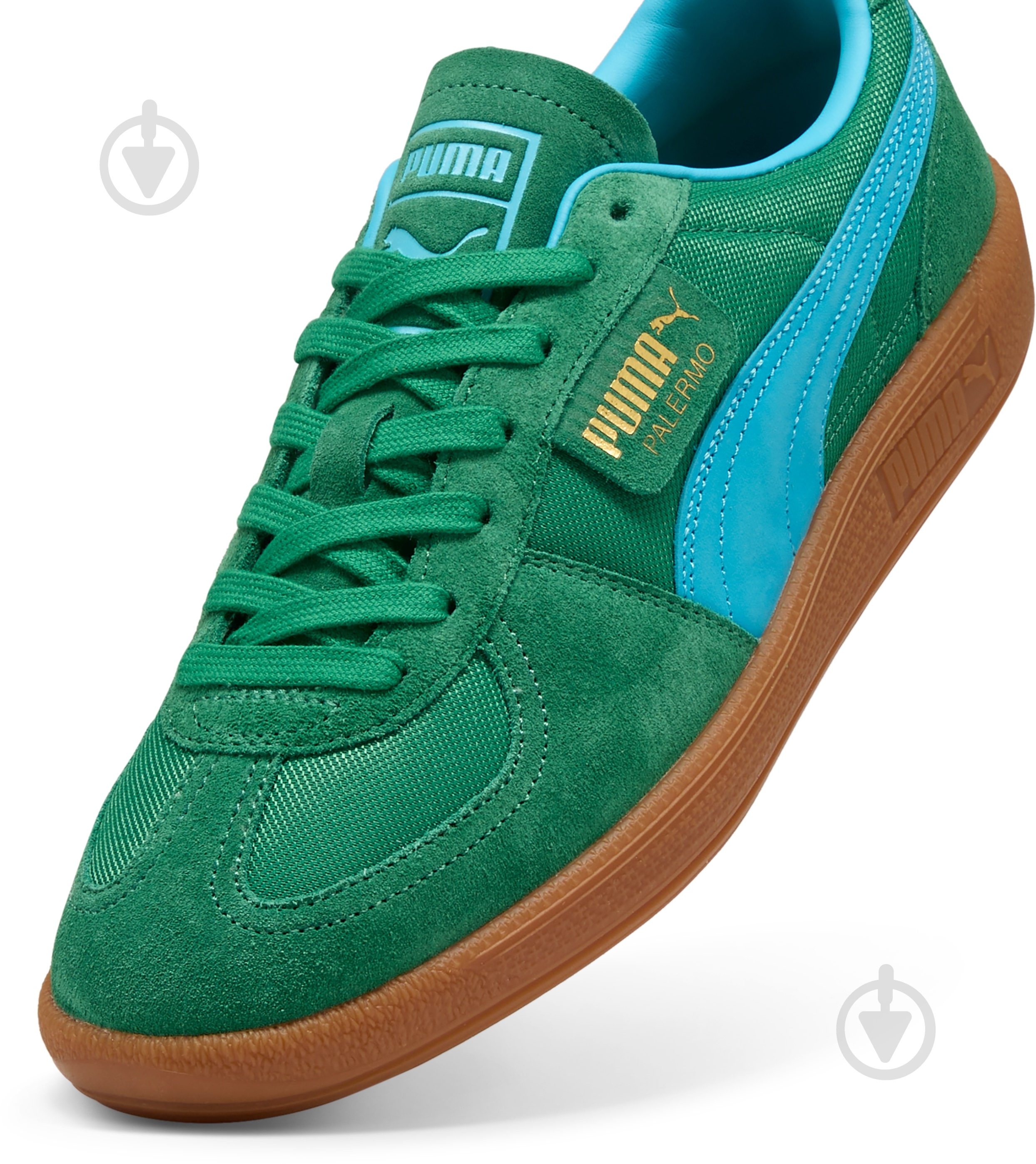 Кеды мужские демисезонные Puma Palermo Vintage Update 40136401 р.43 зеленые - фото 4 Кеды мужские демисезонные Puma Palermo Vintage Update 40136401 р.43 зеленые - фото 4