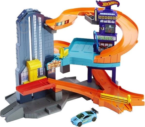 Трек Hot Wheels Большой город 1:64 CDL36 - фото 1