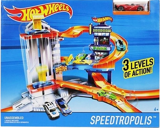 Трек Hot Wheels Большой город 1:64 CDL36 - фото 6