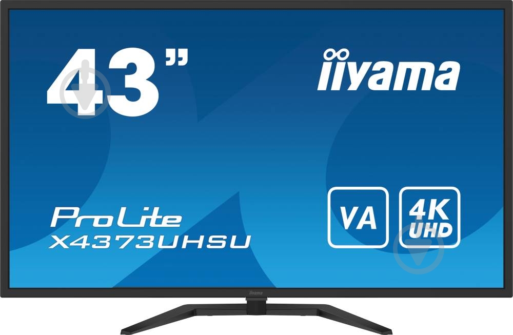 Монитор Iiyama ProLite 43" (X4373UHSU-B1) - фото 1