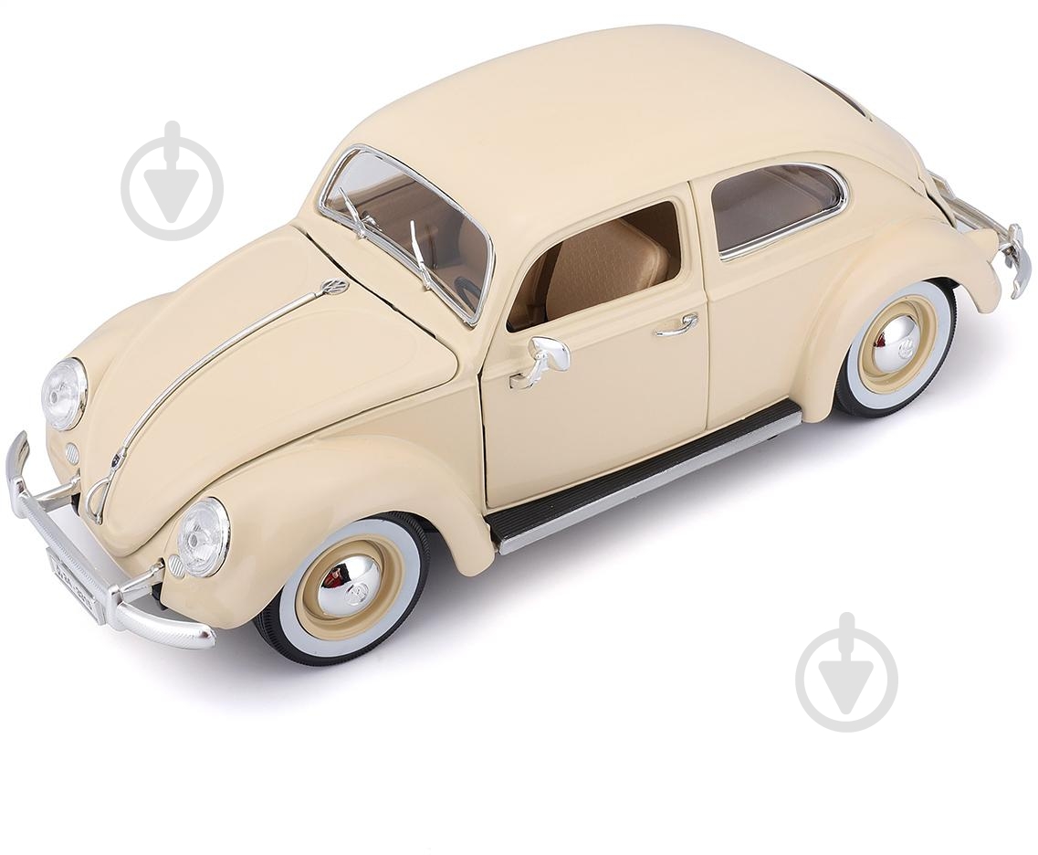 ᐉ Автомодель Bburago 1:18 Volkswagen Käfer Beetle 1955 бежевий 18