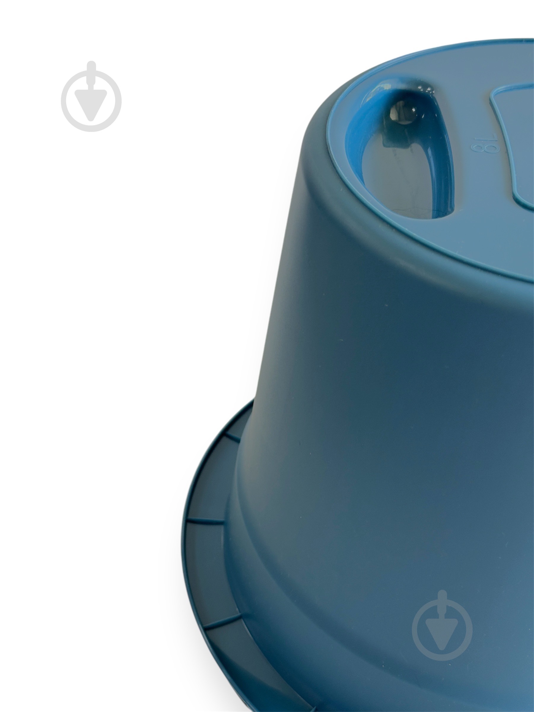 Ведро обычное Viva Lux 8 л индиго - фото 2