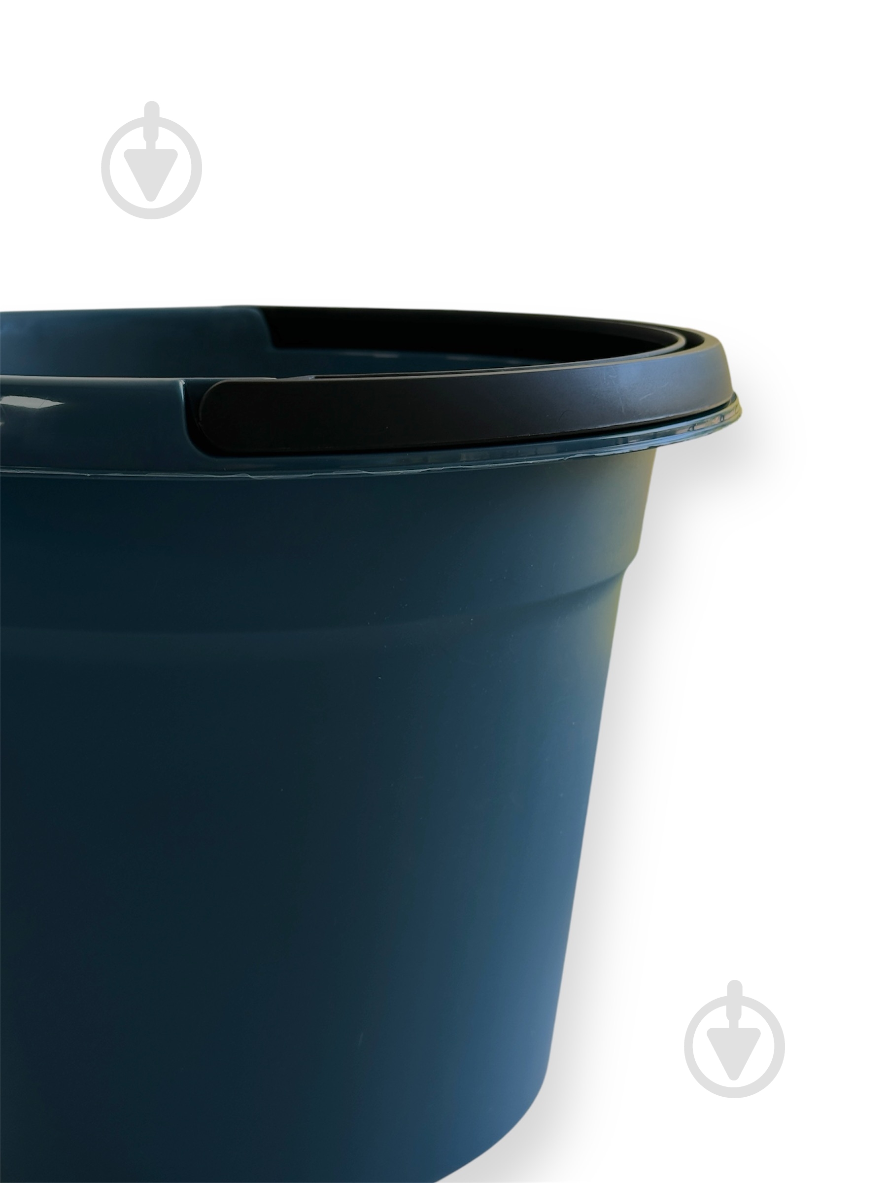 Ведро обычное Viva Lux 8 л индиго - фото 3