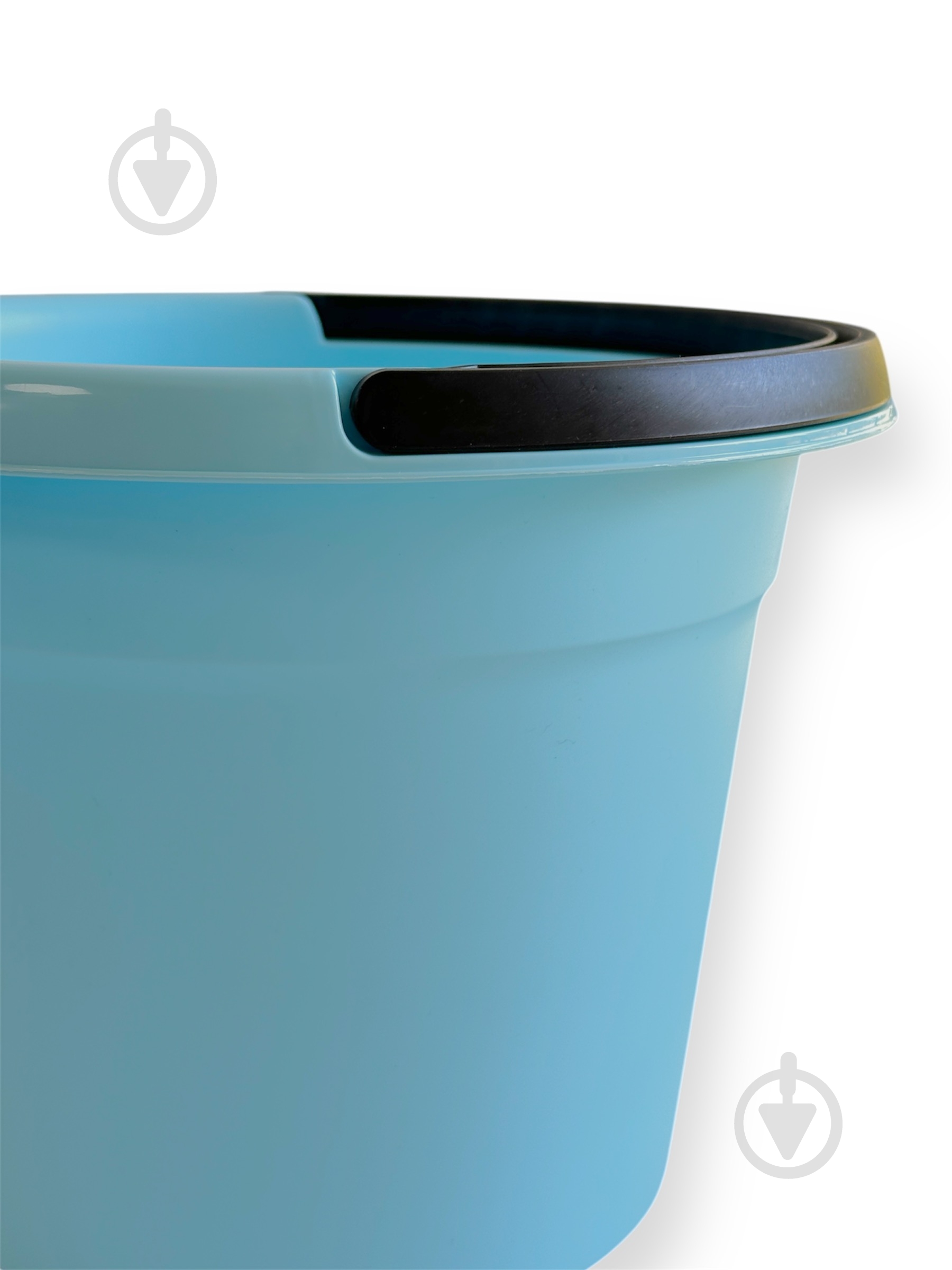 Ведро обычное Viva Lux 8 л лазурный - фото 3