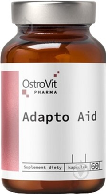 Аминокислота Ostrovit Pharma Adapto Aid без вкуса 60 капс. 120 порц. - фото 1