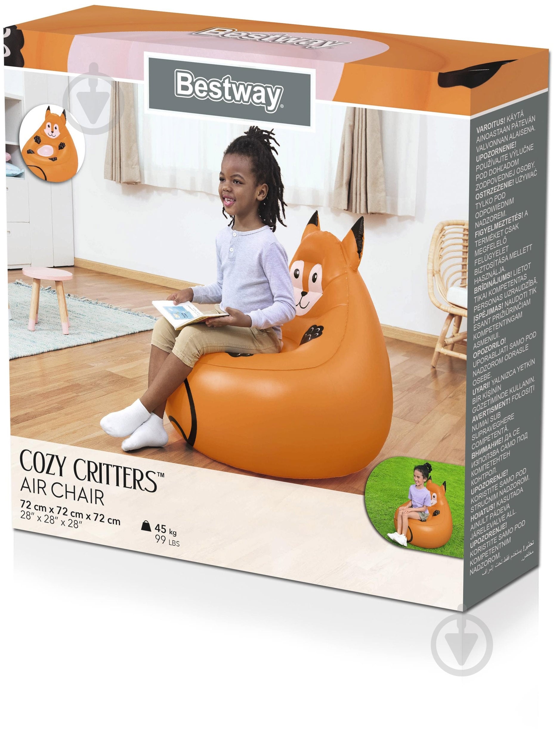 Кресло Bestway ø72 Cozy Critters - фото 23