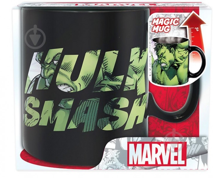 Чашка-хамелеон FSD Марвел Халк Крушить 460 мл (ABYMUG391) - фото 5