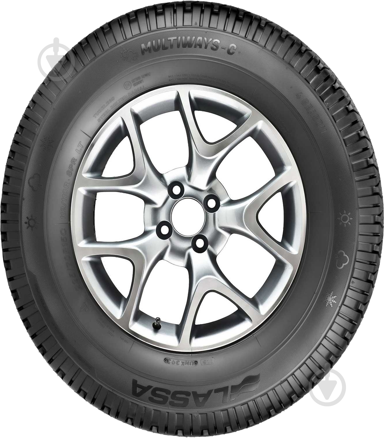 Шина LASSA Multiways-C 225/65 R16C 112/110 R нешипованая всесезонные - фото 4 Шина LASSA Multiways-C 225/65 R16C 112/110 R нешипованая всесезонные - фото 4