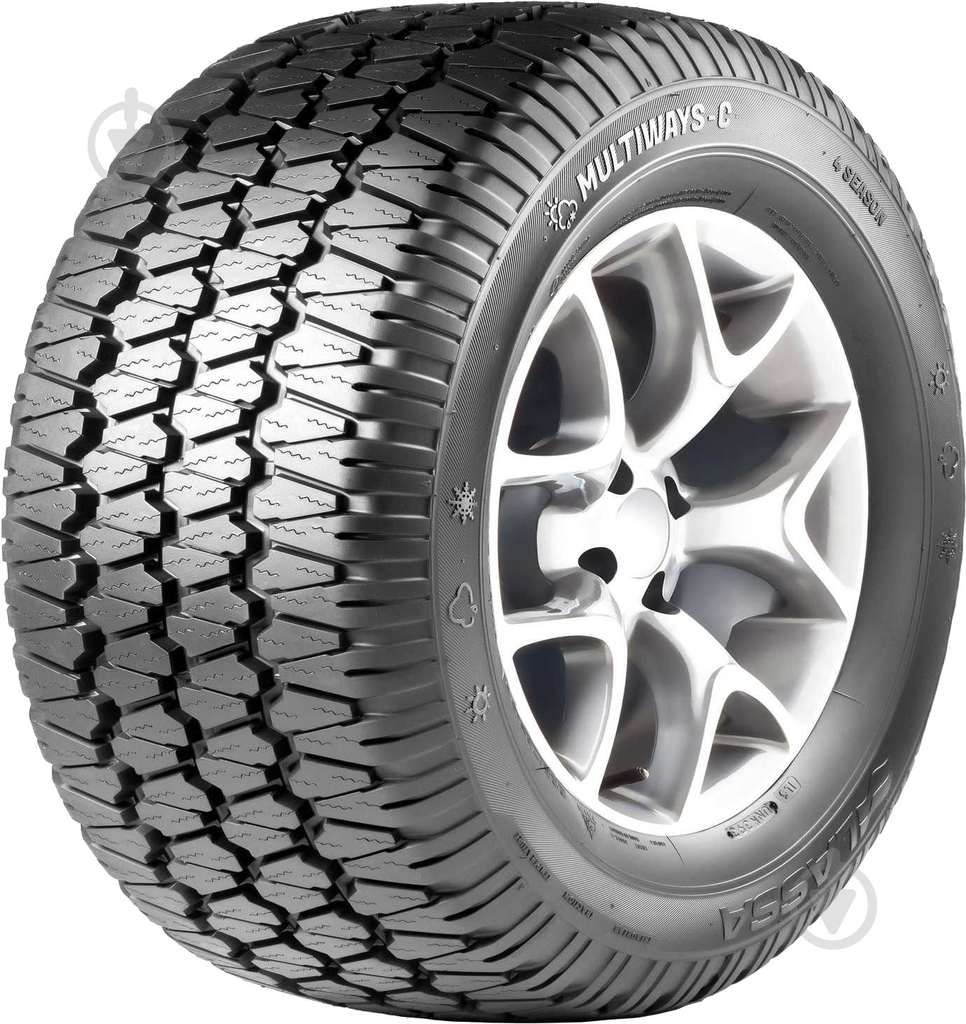 Шина LASSA Multiways-C 225/65 R16C 112/110 R нешипованая всесезонные - фото 1 Шина LASSA Multiways-C 225/65 R16C 112/110 R нешипованая всесезонные - фото 1