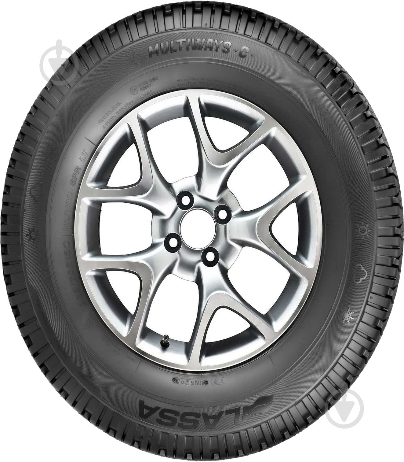 Шина LASSA Multiways-C 235/65 R16C 121/119 N нешипованая всесезонные - фото 4