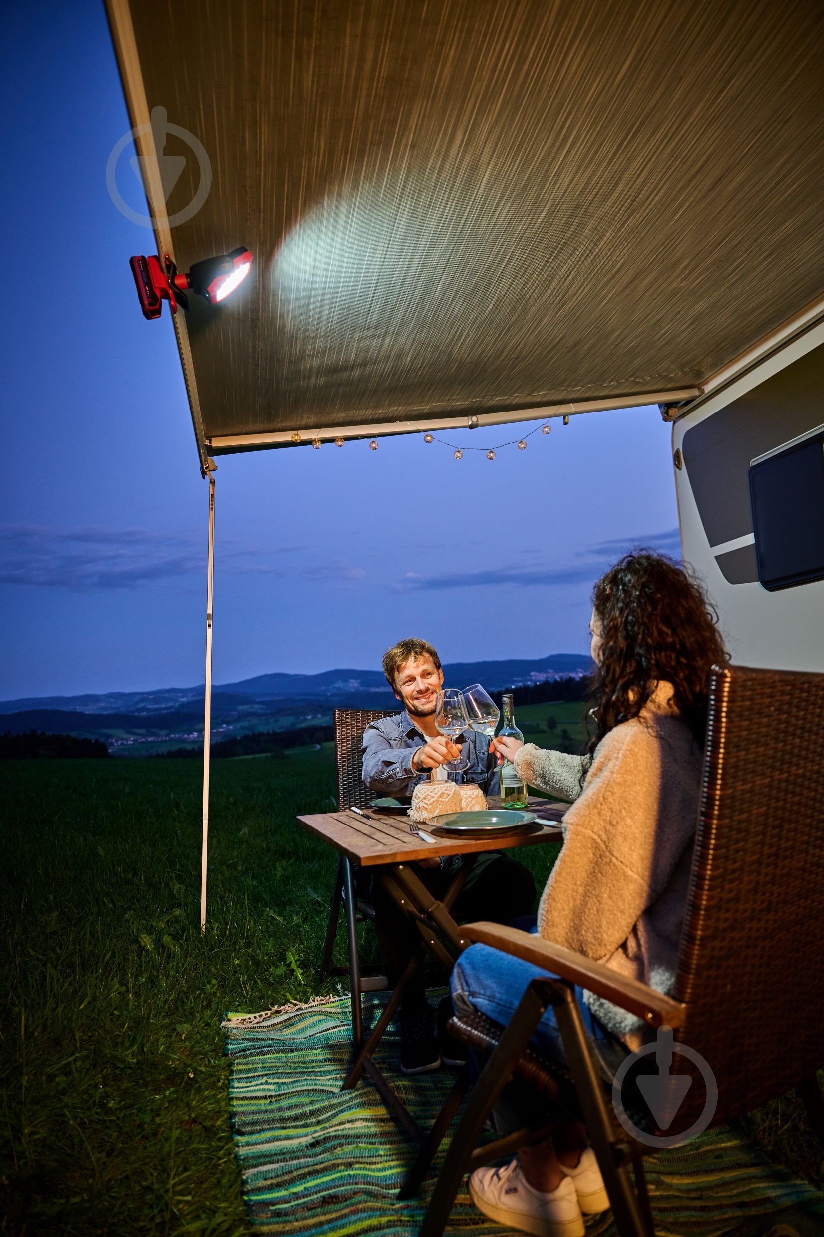 Фонарь кемпинговый Einhell аккумуляторный PXC GC-OL 18/1500 Li - Solo 2320120 - фото 6