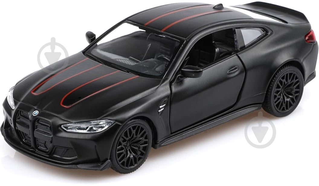 Автомодель TechnoDrive 1:43 BMW M4 CSL 2023 черный 250435U - фото 1
