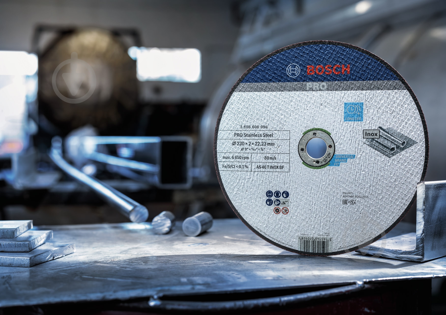 Круг відрізний Bosch 230х2,0x22,2 мм 2608600096 - фото 5