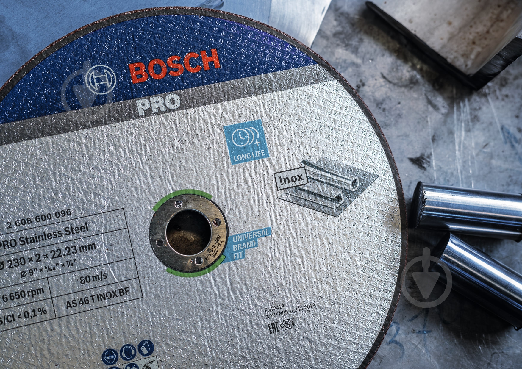 Круг відрізний Bosch 230х2,0x22,2 мм 2608600096 - фото 6