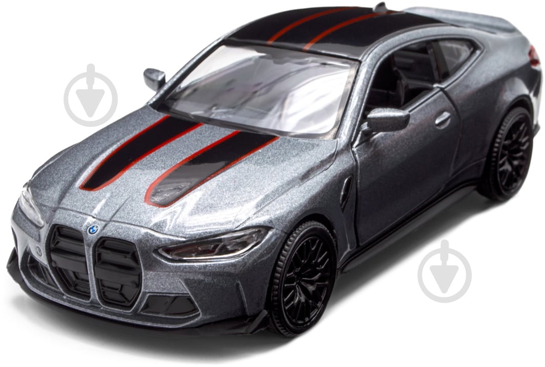 Автомодель TechnoDrive 1:43 BMW M4 CSL 2023 сірий 250436U - фото 1
