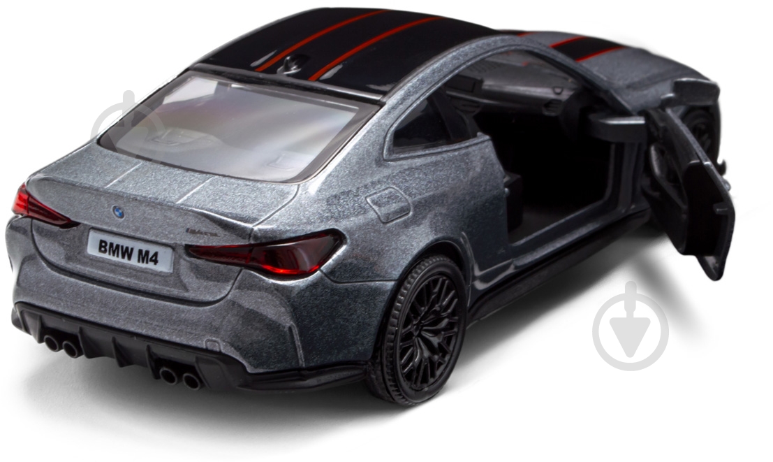 Автомодель TechnoDrive 1:43 BMW M4 CSL 2023 сірий 250436U - фото 10