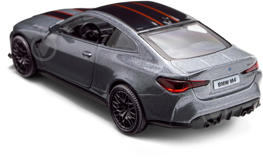 Автомодель TechnoDrive 1:43 BMW M4 CSL 2023 сірий 250436U - фото 4
